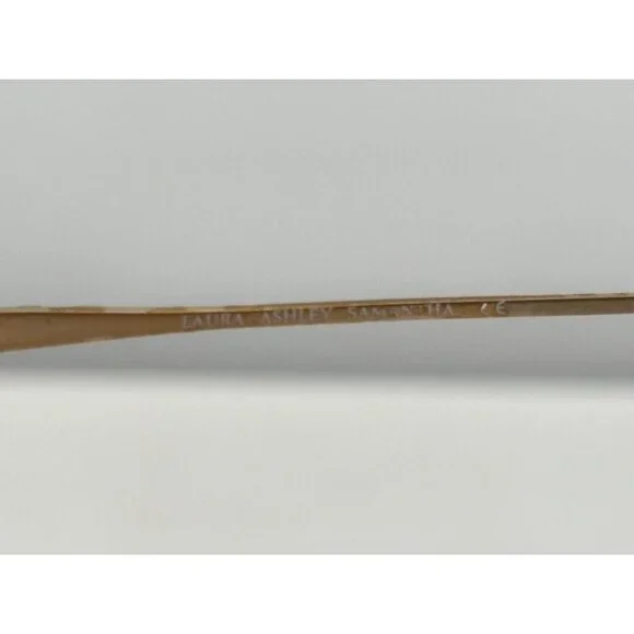 Laura Ashley Vintage Samantha Gold Tone Oval Eyeglasses  50-19-135 (M) - Picture 13 of 14